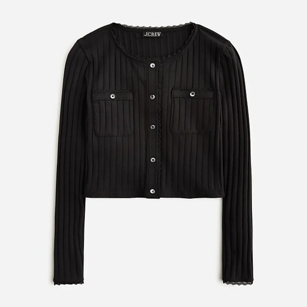 J. Crew Pointelle cardigan